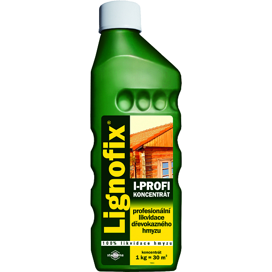 Lignofix I-profi likvidácia drevokazného hmyzu, zelený, 1 kg