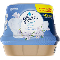 Glade Clean Linen vonný gel do kúpelne, 180 g