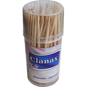 Clanax Špáradlá obojstranná dóza 150 kusov