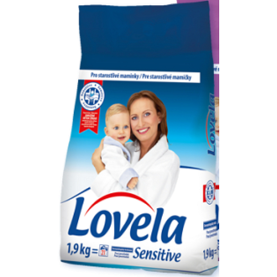 Lovela Sensitive prací prášok 1,9 kg