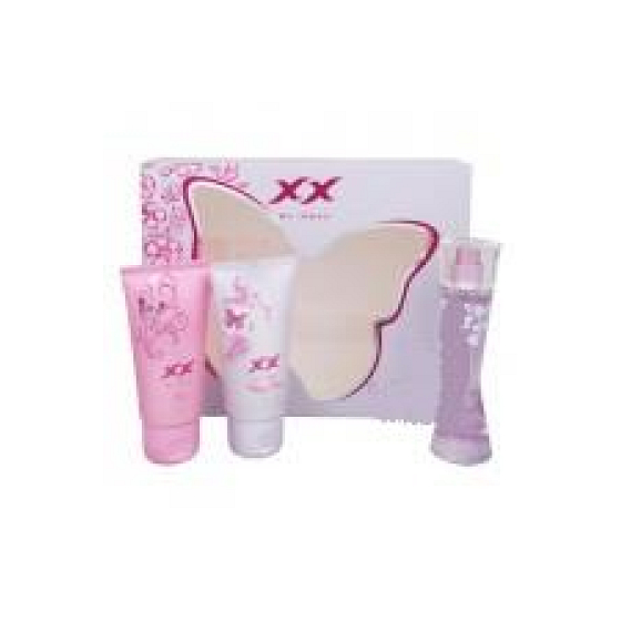 Mexx XX Very Nice toaletná voda 20 ml + sprchový gél + telové mlieko, darčeková sada