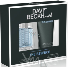 David Beckham The Essence toaletná voda 30 ml + sprchový gél 200 ml, darčeková sada