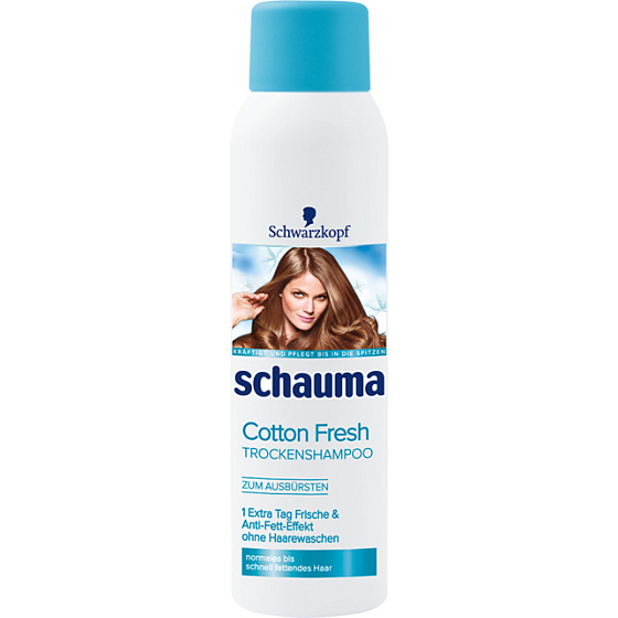 Schauma Cotton Fresh suchý šampón pre mastiace sa vlasy 150 ml sprej