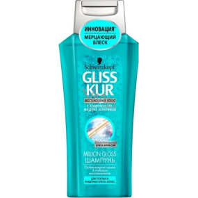 Gliss Kur Million Gloss regeneračný šampón na vlasy 250 ml
