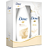 Dove Silk sprchový gél 250 ml + antiperspirant sprej 150 ml, kozmetická sada