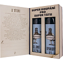 Bohemia Gifts Rozprávka o otcovi rozprávka, sprchový gél 250 ml + olejový kúpeľ 200 ml (s príjemnou citrusovou vôňou), kniha kozmetická sada