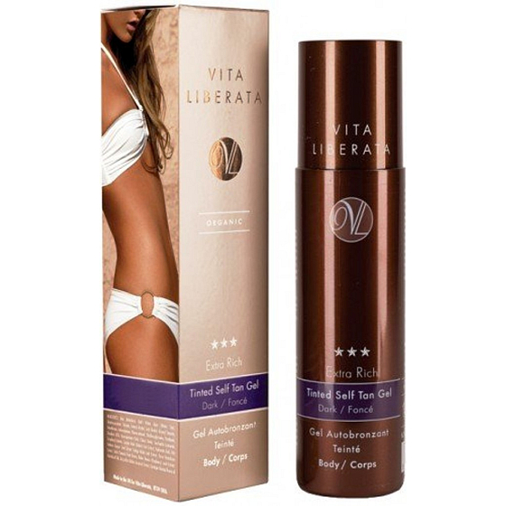 Vita Liberata Extra Rich Samoopaľovací zafarbený gél na telo tmavý odtieň 200 ml