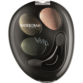 Deborah Milano Trio Hi-Tech Eyeshadow očné tiene 07 Green Chic 4,2 g