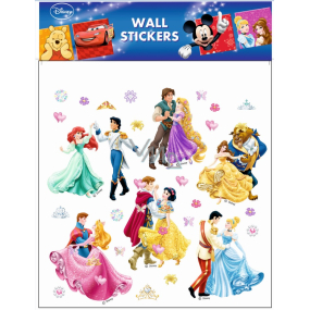 Nálepky na stenu Disney Princezné tancujúce 30 x 30 cm