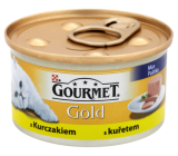Gourmet Gold Cat Kuracie jemná konzerva pre dospelé mačky 85 g