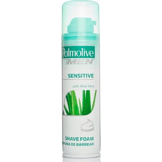 Palmolive Men Sensitive pena na holenie na citlivú pleť 200 ml