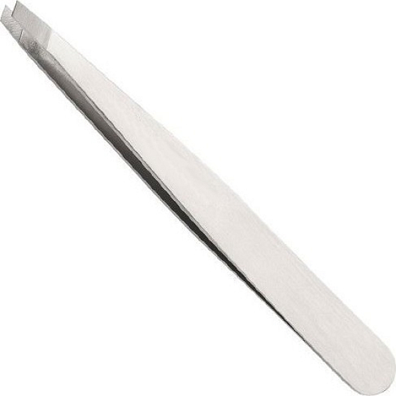 Pinzeta šikmá strieborná 9,5 cm 10160