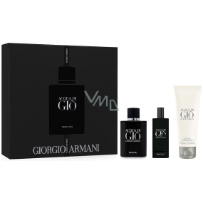 Giorgio Armani Acqua di Gio Profumo toaletná voda pre mužov 40 ml + toaletná voda 15 ml + sprchový gél 75 ml, darčeková kazeta