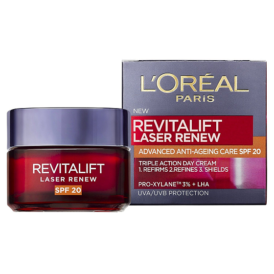 Loreal Paris Revitalift Laser Renew Advanced Anti-Ageing Care SPF 20 denný krém pre korekciu vrások 50 ml