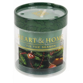 Heart & Home Vôňa vianočného stromčeka Sójová vonná sviečka bez obalu horí až 15 hodín 53 g