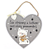 Drevená tabuľka Nekupto Pets Čas strávený s mačkami nie je nikdy zbytočný 17 x 17 cm