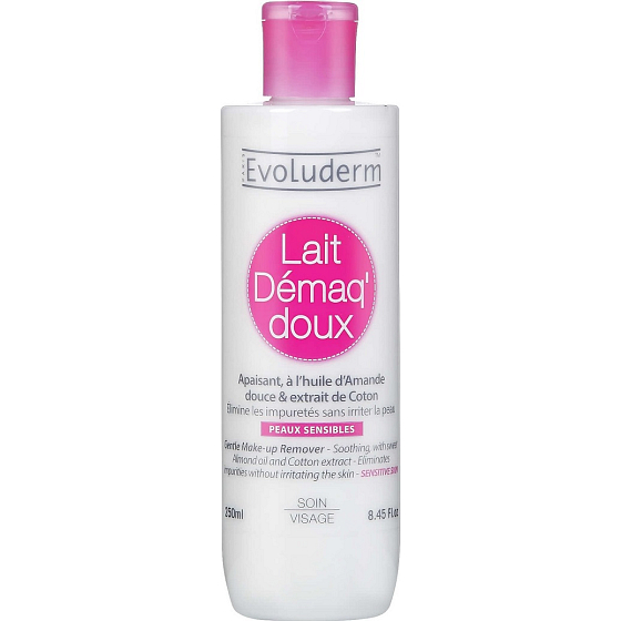Evoluderm Gentle Remover make-up jemné odličovacie mlieko pre citlivú pokožku 250 ml