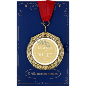 Albi Papierové prianie do obálky Prianie s medailí - 40 rokov W