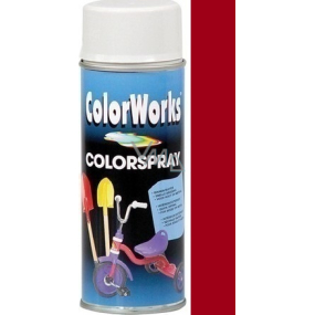 Color Works Colorsprej 918519 červená bordó alkydový lak 400 ml