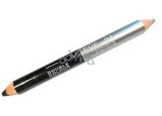 Princessa Davis Eye Double Colour ceruzka na oči 001 Black - Silver 6 g