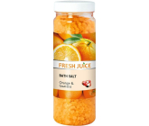 Fresh Juice Pomaranč & Guarana kúpeľová soľ 700 g