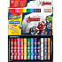 Colorino Olejové pastelky Marvel Avengers okrúhle 12 farieb