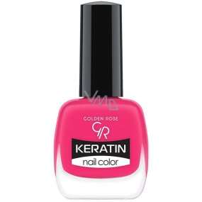 Golden Rose Keratin Nail Color lak na nechty 31 Bright Pink 10,5 ml