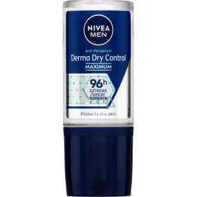 Nivea Derma Dry Control Maximum antiperspirant roll-on pre mužov 50 ml