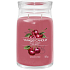 Yankee Candle Black Cherry - Sviečka s vôňou zrelej čerešne Signature veľké sklo 2 knôty 567 g