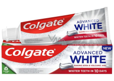 Colgate Advanced White Bieliaca zubná pasta so sódou bikarbónou a sopečným popolom 75 ml