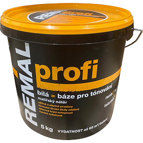 REMAL Profi maliarska farba na sadrokartón a sanačné omietky, 5 kg REMAL Profi maliarska farba na sadrokartón a sanačné omietky, 5 kg