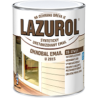 Lazurol Oknobal Email U2015 lesk vrchná farba na okná 6003 slonová kosť, 600 ml