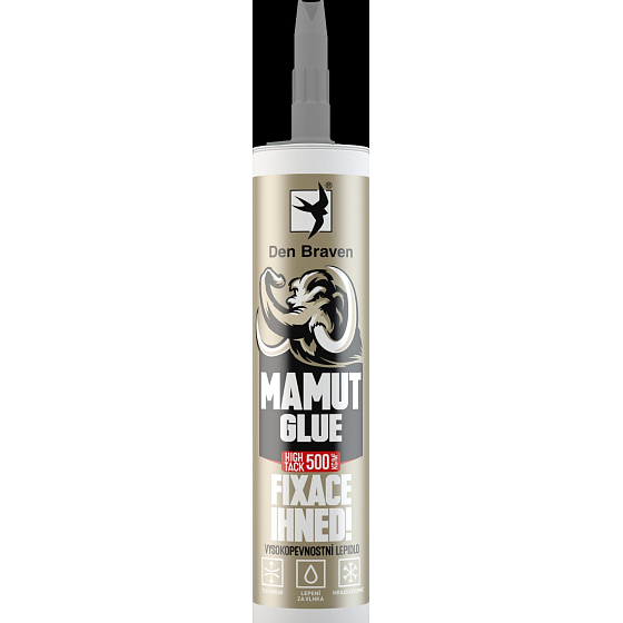 Den Braven Mamut Glue High Tack univerzálne montážne lepidlo, šedé, 290 ml