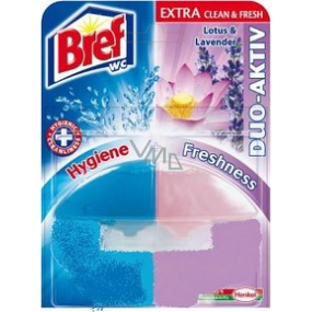 Bref Duo Aktiv Extra Clean & Fresh Lotus a Levanduľa WC gél náhradná náplň 60 ml