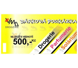 Darčekový poukaz VMD Drogéria na nákup tovaru v hodnote 500 Kč