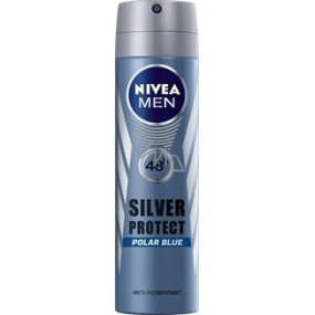 Nivea Men Silver Protect Polar Blue antiperspirant dezodorant sprej 150 ml