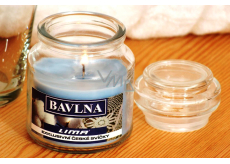 Lima Aroma Dreams Bavlna aromatická sviečka sklenená nádoba s viečkom 120 g