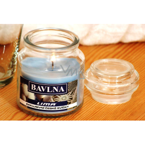 Lima Aroma Dreams Bavlna aromatická sviečka sklenená nádoba s viečkom 120 g