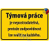 Nekupto Humorná ceduľka Tímová práca 15x10 cm 1 kus
