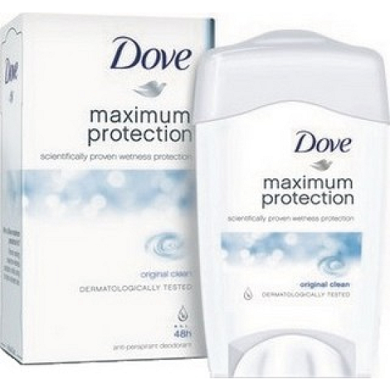 Dove Maximum Protection Original Clean antiperspirant dezodorant stick pre ženy 45 ml
