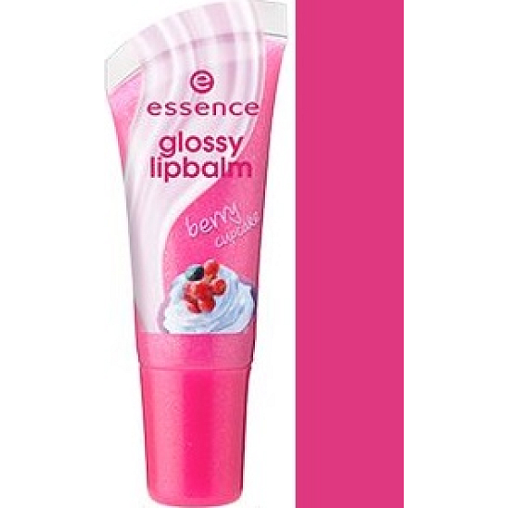 Essence Glossy Lipbalm balzam na pery s leskom 06 Berry Cupcake 8 ml