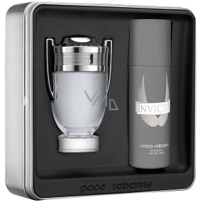 Paco Rabanne Invictus toaletná voda 100 ml + deodorant sprej 150 ml, darčeková sada