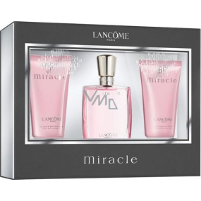 Lancome Miracle parfumovaná voda 30 ml + telové mlieko 50 ml + sprchový gél 50 ml, darčeková sada