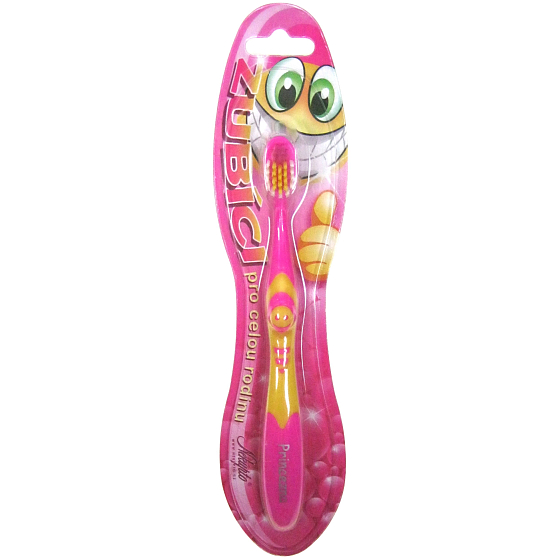Nekupto Zubíci zubná kefka pre deti s nápisom Princezná mäkký 1 kus