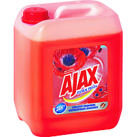 Ajax na podlahy a povrchy Floral Fiesta Red Flowers univerzálny čistiaci prostriedok, vlčí mak, 5 l