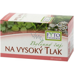 Fytopharma Bylinný čaj na vysoký tlak 20 x 1,25 g