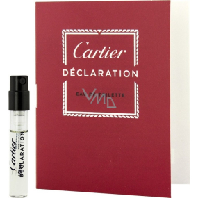 Cartier Declaration toaletná voda pre mužov 1,5 ml s rozprašovačom, vialka