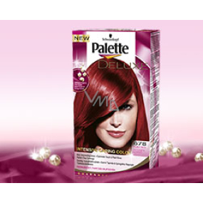 Schwarzkopf Palette Deluxe farba na vlasy 678 intenzívne červená 115 ml