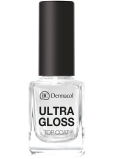Dermacol Ultra Gloss Top Coat nadlak na nechty pre vytvorenie ultra lesku 11 ml