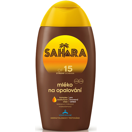Astrid Sahara OF15 vodeodolné mlieko na opaľovanie 200 ml
